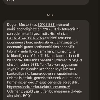 Türk Telekom Haksız Kazanç Haksız Fatura