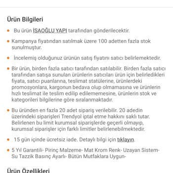 Trendyol Yanlış Satıcı Beyanı