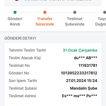 Trendyol Express Kargomu Teslim Etmiyor
