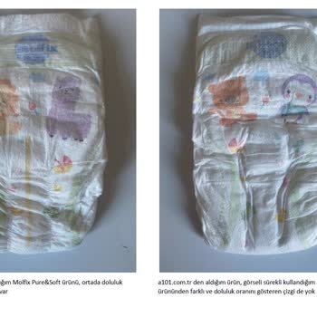 A101 Molfix Pure & Soft Bebek Bezi Kalitesizliği
