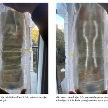A101 Molfix Pure & Soft Bebek Bezi Kalitesizliği