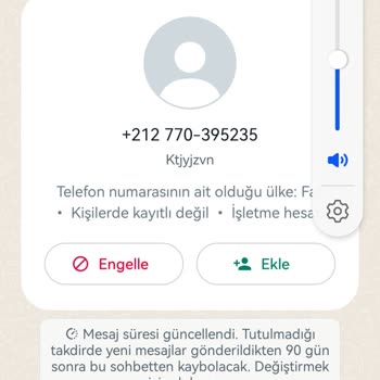 WhatsApp Yabancı Numara Tehlikesi