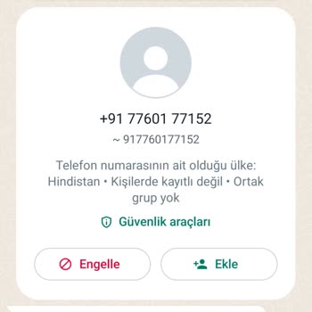 WhatsApp Telefon Numarasının Dağıtılması
