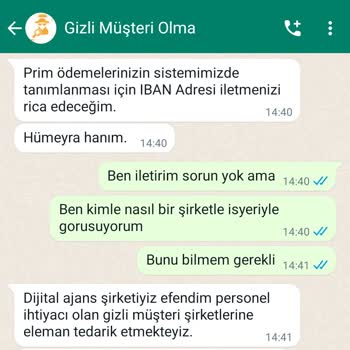 İpsos Şirketine Bağlı Olduğunu Söyleyen Gizli Müşteri Olma İşi