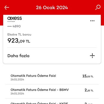 Akbank Axess Otomatik Fatura Ödeme Talimatı Faizi