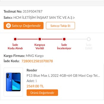 Trendyol Bozuk Ürün Gönderiyor Ve Arkasında Durmuyor