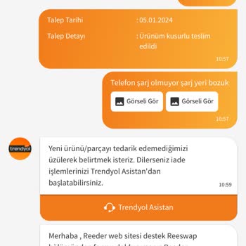Trendyol Bozuk Ürün Gönderiyor Ve Arkasında Durmuyor