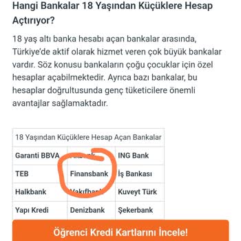 QNB Finansbank 13 Yaşındayım Ve Banka Kartı Vermiyor