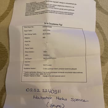 Marks And Spencer Yüksek Fiyatlı Kazakta Tüylenme Ve İade Sorunu