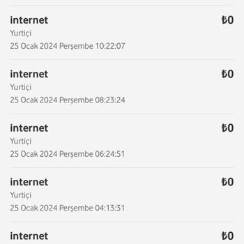 Vodafone Fahiş Faturalar Ve Kaybolan GB'lar!