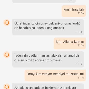 Param İki Haftadır İade Edilmiyor Trendyol'dan
