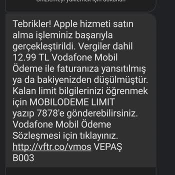 Vodafone Habersiz Satın Alma