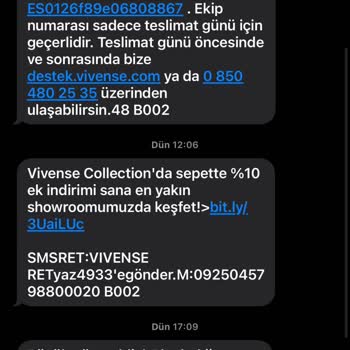 Vivense Ve Bitmeyen Teslimat Yalanları, İletişim Engelli Olmaları.