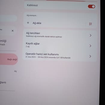 Lenovo Bilgisayar Lenovo TAB P11 İnternete Bağlanmıyor