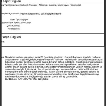 Karaca Züccaciye Karaca Hamur Yoğurma Makinesi Değişim Yapılmaması