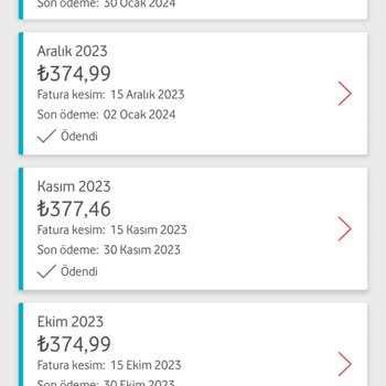 Vodafone Ev İnterneti Fahiş Fiyat Faturaları