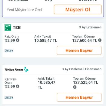 TEB Yalan Kredi Oranı