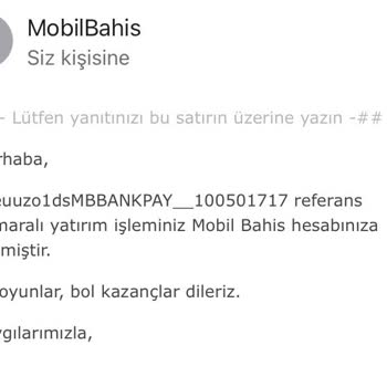 Mobilbahis Oyun Hesabıma Yansıtılmadı