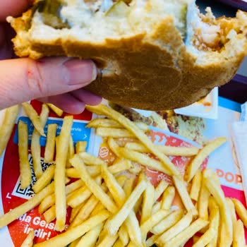 Popeyes Buz Gibi Hamburger Patates!