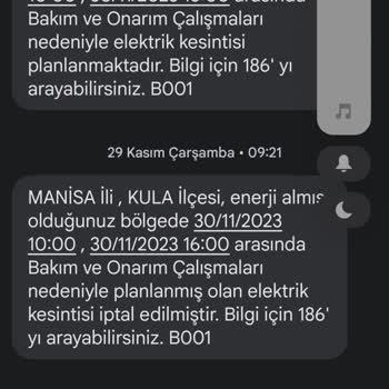 Gdz Elektrik Dağıtım Elektrik Kesinti Sorunu!