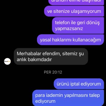 Pamuk Evim - Romantik Gül Alışveriş Sonrası Engelleme Ve Yanıltma Şikayeti