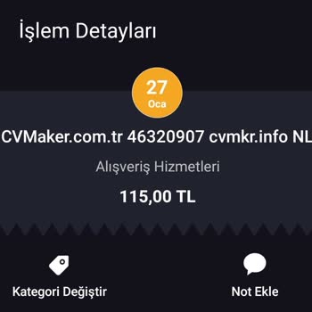 Cvmaker.com.tr İzinsiz Para Çekimi