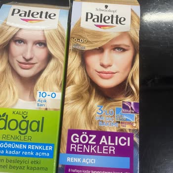 Palette Saç Boyası Saç Diplerimi Yaktı Su Topladı