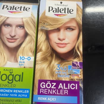 Palette Saç Boyası Saç Diplerimi Yaktı Su Topladı