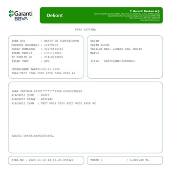 Garanti BBVA Garanti ATM'de Param Kaldı