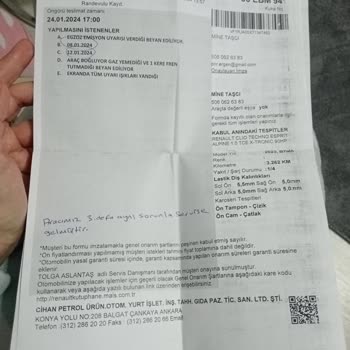 Renault Sıfır Araç Beyin Arızası