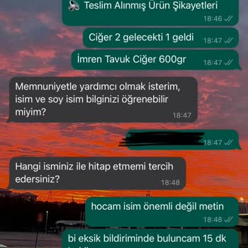 A101 Kapıda WhatsApp Kanalı Canlı Destek Hattı Anlama Zorluğu.