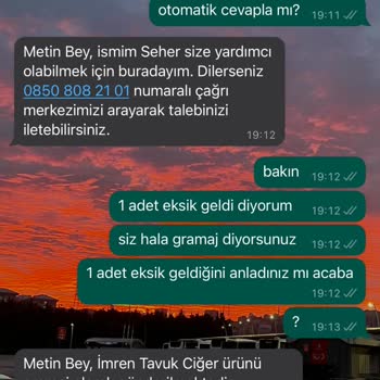 A101 Kapıda WhatsApp Kanalı Canlı Destek Hattı Anlama Zorluğu.