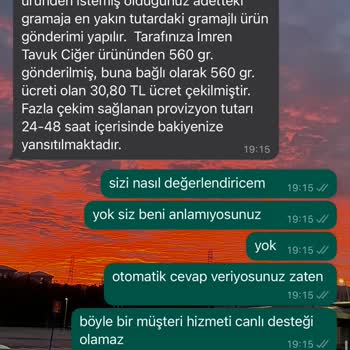 A101 Kapıda WhatsApp Kanalı Canlı Destek Hattı Anlama Zorluğu.