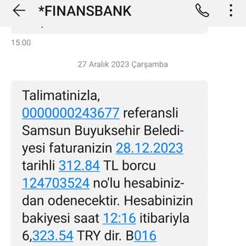 QNB Finansbank Otomatik Ödemeyi Yapmamış