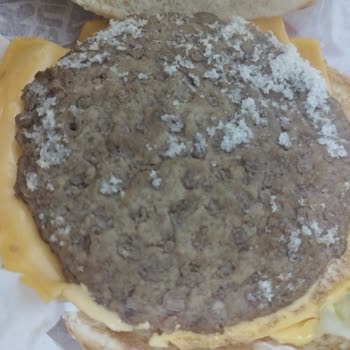Burger King Köftenin İçinde Küçük Küçük Ne Olduğu Belirsiz Parçalar