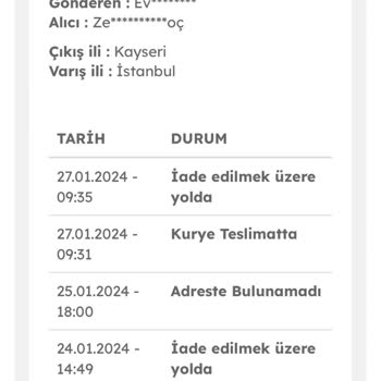 Evdemo Lojistik Ve A101.com.tr Bir Teslimatı Beceremiyor
