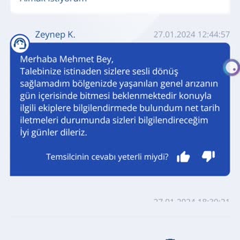 TurkNet Telekom Arızayı Çözmüyor Kayıt Oluşturmuyor.