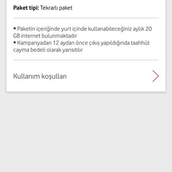 Vodafone Faturama Eklenen İstenmeyen Paket Sorunu