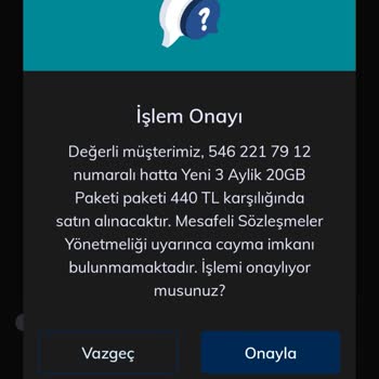 Türk Telekom Belirtilen Ücretten Fazla Paket Ücreti Kesti.