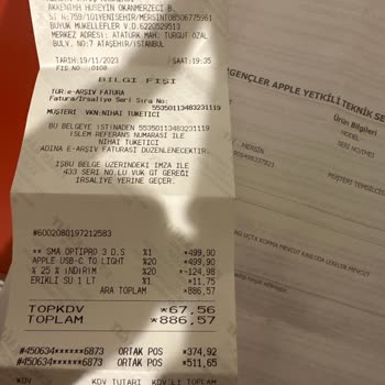 Migros'ta Alınan Apple Ürün Sahte Çıktı.