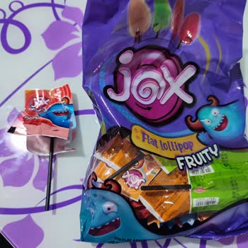 Durukan Şekerleme Jox Flat Lollipop Yenmiş Ve Paketlenmiş