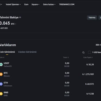 Binance Para Çekim, Gönderim Ve Yatırım Sorunu.