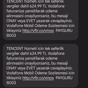 Vodafone Rızam Dışında Fatura Kesilmesi Ve Bilgilerimin Paylaşılması