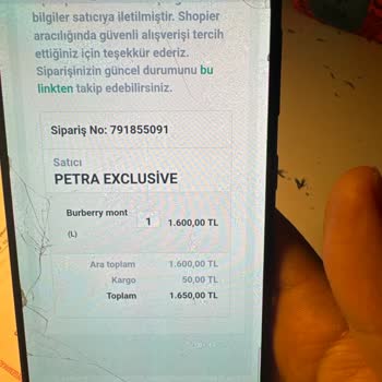 Petra Exclusive Ürünün İadesi İstiyorum