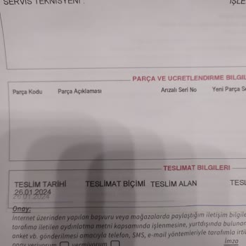 Apple Servis, Garanti Kapsamında Onarım Yapmadı.