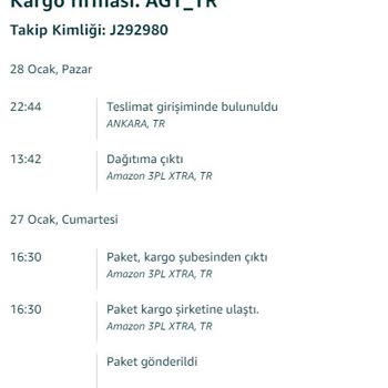 Amazon 22.44 Te Teslimat Girişiminde Bulunulması