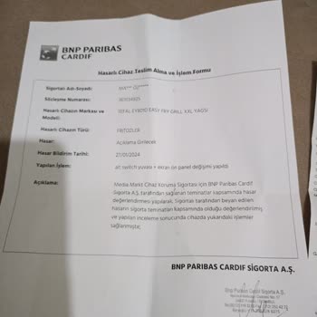 Tefal Airfrey Kırık Gelmesi Sorun Giderilmiyor