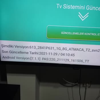 Axen Televizyon Güncelleme Sorunu