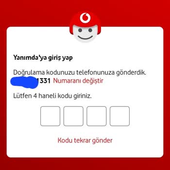 Vodafone Her Şey Yanımda Giriş Yapamıyorum