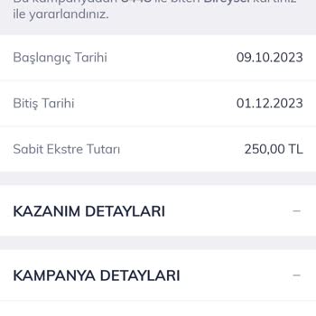 QNB CardFinans Sabit Ekstre Kampanyası